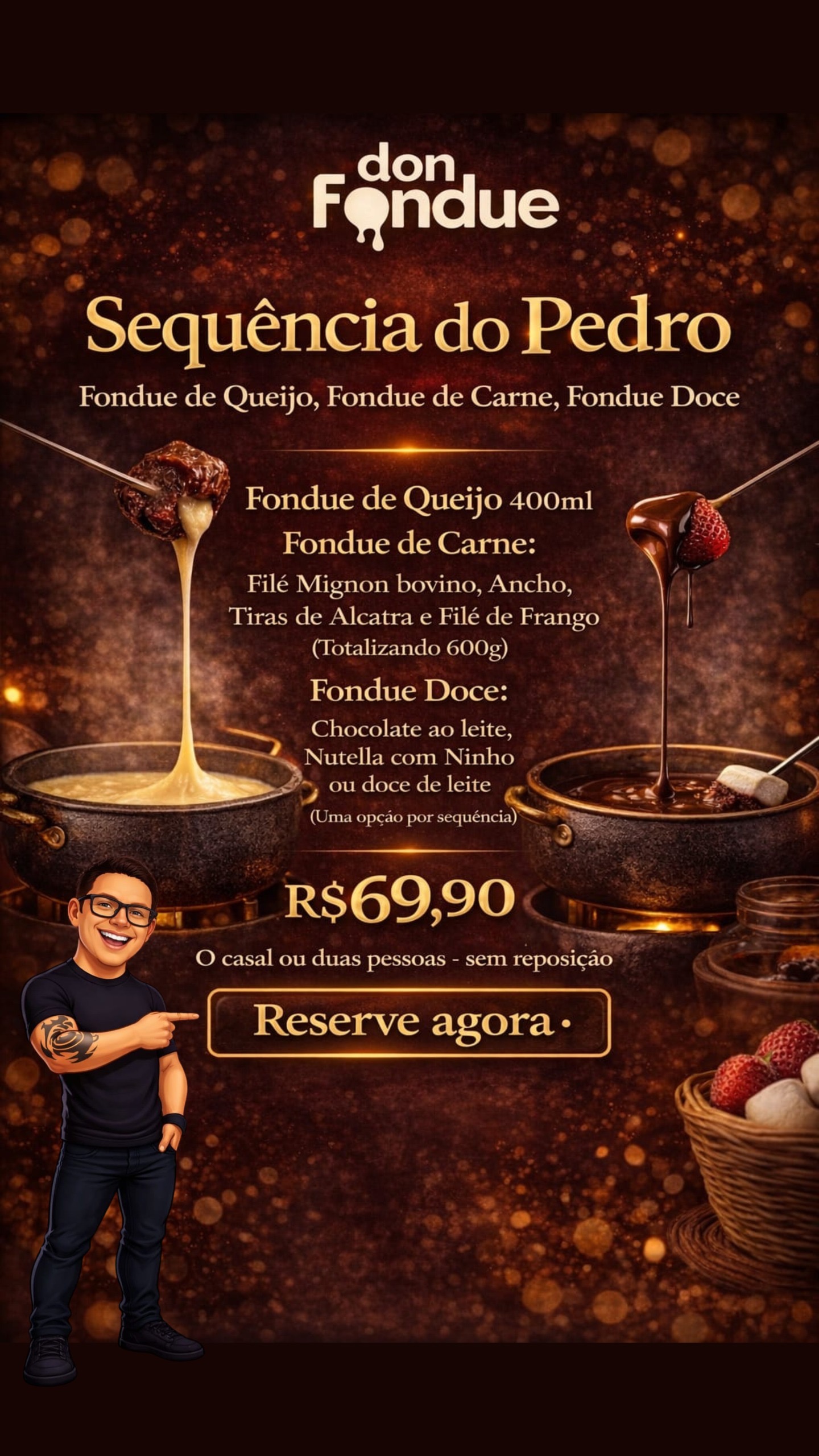 Promoção Especial Don Fondue